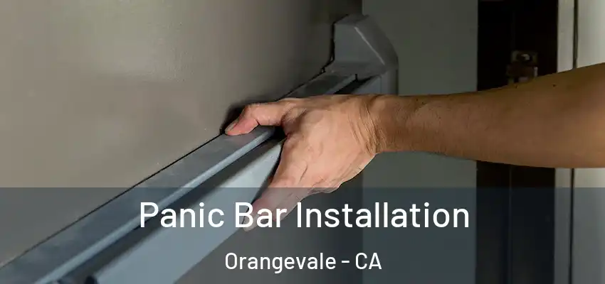  Panic Bar Installation Orangevale - CA